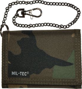 MIL-TEC® peňaženka Bezpečnostná reťaz so suchým zipsom Woodland