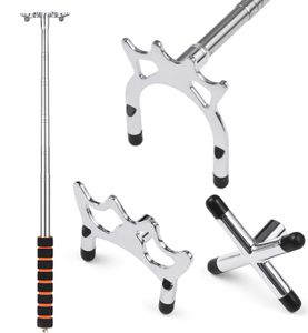 Einziehbarer Billard-Queue-Stick-Bruecke, Pool-Queue-Snooker-Pool-Bridge-Stick mit 3 abnehmbaren Messing-Brueckenkoepfen Einziehbarer Billard-Queue-Stick-Bruecke, Pool-Queue-Snooker-Pool-Bridge-Stick mit 3 abnehmbaren Messing-Brueckenkoepfen
