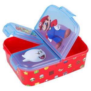 Stor - Super Mario - Brotbox mit 3 Fächern
