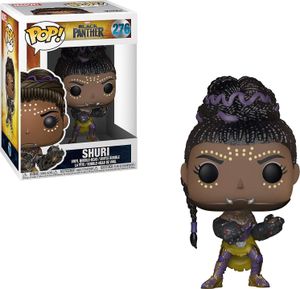 Funko Pop Marvel: Black Panther Shuri Sammelfigur + Pop Protector