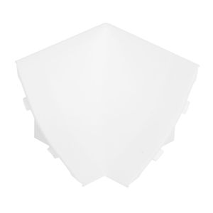 HOLZBRINK Innenecke passend zumNachbildung Ihrer Abschlussleisten Weiß Innenkante PVC Küchenabschlussleiste  23x23 mm