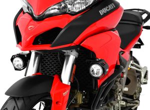 Sada držiakov svetlometov kompatibilná s Ducati Multistrada 1200 čierna