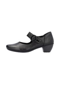 Rieker Damen Riemchenpumps mit edler Schnalle und Klettverschluss 41756, Größe:40 EU, Farbe:Schwarz