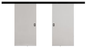 KIER FURNITURE Moderne Schiebetüren DUO 172 - Universal - Weiß 172x205x1,6 cm