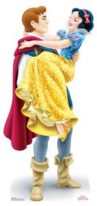 Disney Schneewittchen und Prinz Florian - Pappaufsteller Standy 42x90 cm