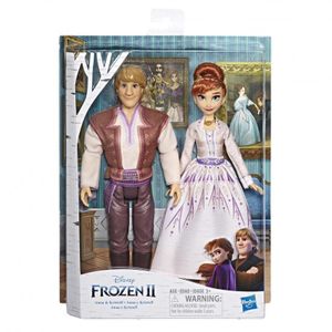 Hasbro E5502 Disney Frozen 2 Eiskönigin Anna & Kristoff Prinzessin Puppe Set Neu