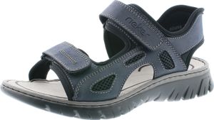Rieker 26761-14 Herren Sandalen Trekking Outdoorsandalen, Größe:44 EU, Farbe:Blau
