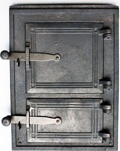 Dvířka trouby Dvířka trouby 34x26cm litinová dvířka Kamenná dvířka trouby DŘEVĚNÁ DÍRKA OHNIŠTĚ DVÍŘKA DVOJITÁ
