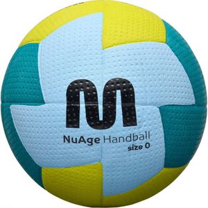 Hádzanárske lopty Meteor Nuage mini s materiálom Super Grip veľkosť 0 modrá žltá