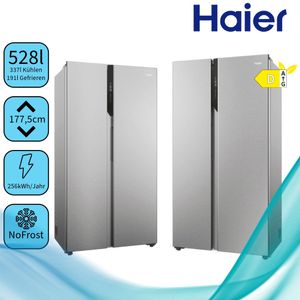 Side by Side Edelstahl 528 L SBS 90 Series 5 XLSlim Line Haier HSR5918DNMP