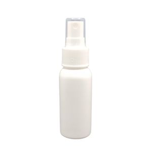 30 ml matná biela sklenená fľaša + biely sprejový uzáver