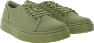 Dr. Martens Dante Low-Top Sneaker klassische Canvas-Schuhe mit geprägtem Rückenriemen 30821358 Khaki, Größe:41