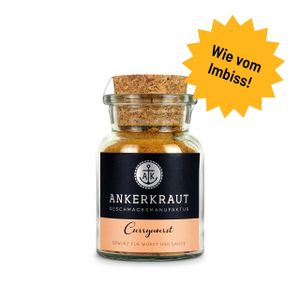 Ankerkraut Currywurst Gewürz für Wurst und Sauce im Korkenglas 100g