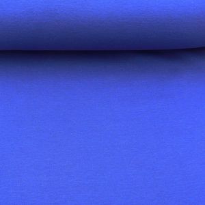Kreativstoff Strickschlauch Bündchenstoff fein blau royalblau 37cm Breite