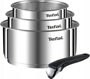 Ingenio Emotion TEFAL Kochtöpfe 16/18/20 cm aus Edelstahl