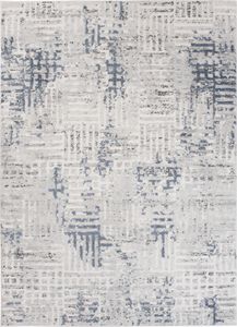Mazovia Teppich Modern Abstrakt - Wohnzimmer, Schlafzimmer, Esszimmer, Büro - Mittelhaarig - Rechteckig - Abstrakt Vintage Weich - 160x220 cm