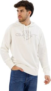Gant Logo Kapuzenpullover Beige M Mann Beige M Gant Logo Kapuzenpullover Beige M Mann Beige M