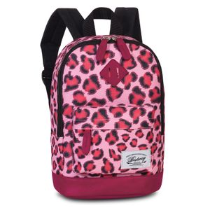 BESTWAY® Schule Kinderrucksack Leopard allover pink Kindergartenrucksäcke Wildtiere KG_Kindergartenrucksäcke