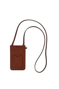 Esprit Smartphone-Tasche in Leder-Optik, rust brown