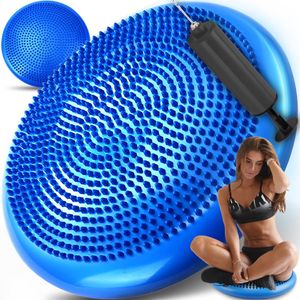 Ballsitzkissen inkl. Pumpe Balancekissen 34cm Durchmesser Orthopädisches SitzBalancekissen Luftkissen Balance-Kissen Balance Pad Kissen Yoga Retoo