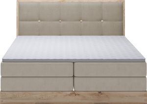 DomoHome posteľ s pružinovým boxom Spálňová posteľ Ideálna pre vašu spálňu Luxusná čalúnená posteľ, Rozmer: 180x200x60cm, Model: Elli, Farba: jaseň DomoHome posteľ s pružinovým boxom Spálňová posteľ Ideálna pre vašu spálňu Luxusná čalúnená posteľ, Rozmer: 180x200x60cm, Model: Elli, Farba: jaseň