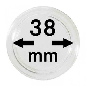 Lindner 2250038P Münzkapseln 38 mm-10er Pack