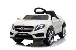 Mercedes-Benz Amg Gla45 Kinderauto 12V 2x35W  Kinderfahrzeug Kinder Elektroauto Mp3, Farbe:weiß