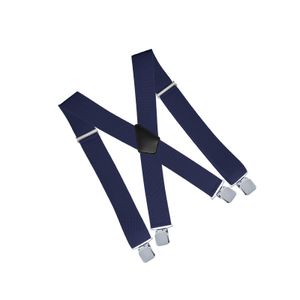 INF Verstellbarer elastischer Hosenträger Navy blau