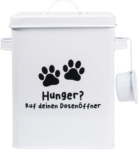 Vorratsdose Tierfutter mit Dosierlöffel Landhaus