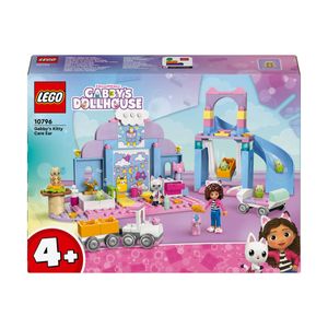 LEGO 4+ Gabbys Puppenhaus Gabbys Kätzchen Öhrchen, Set mit Tieren für Rollenspiele, Kinderspielzeug mit Rutsche und Figuren, Geschenk für Mädchen und Jungen, Spielzeug für kreatives Spielen 10796