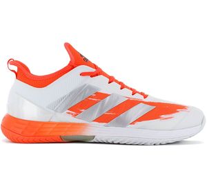 adidas Adizero Ubersonic 4 Allcourt - pánska tenisová obuv White-Red FZ4882 , veľkosť: EU 45 1/3 UK 10.5