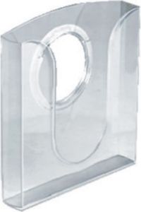 LEITZ Tisch /Wandprospekthalter Polystyrol DIN A4,glasklar LEITZ Tisch /Wandprospekthalter Polystyrol DIN A4,glasklar