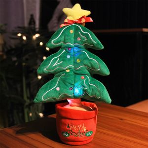 weihnachtsbaum Plüschtiere Elektronisches Tanzendes und Singender Weihnachten Plüsch Kuscheltier, weihnachtsbaum Plüsch Spielzeug Weihnachts- und Geburtstagsgeschenke, USB-Ladung -C