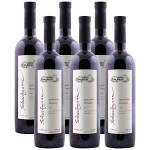 Schuchmann wines Pirosmani 2022, gruzínské červené polosuché víno, (6 x 0,75 l)