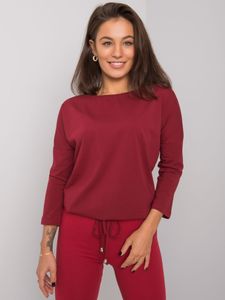 Basic Feel Good Langarm-T-Shirt für Frauen Alia bordo XL