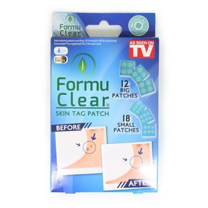 Formu Clear® Skin Tag Patch - 30 Stück – Warzenpflaster, Warzen-Entferner, schmerzfreie natürliche Behandlung,  getestet – Aus der TV Werbung