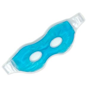 Kühlende Augenmaske Gelmaske Kühlmaske Blau mit Klettverschluss Gel Gesichtsmaske