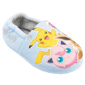 Pokemon - Dievčenské papuče NS6795 (32 EU) (Pastelová modrá/žltá/ružová)