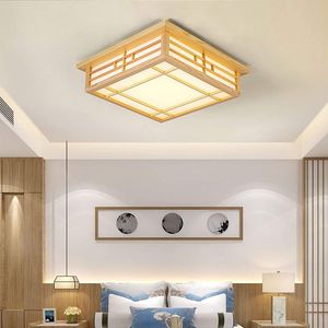 Japanische Hängelampe Deckenleuchte Deckenlampe  Kronleuchter  Wohnzimmer Massivholz Lampen Licht  Schlafzimmer  Leuchte   3 Farben Einstellbar   Fernbedienung