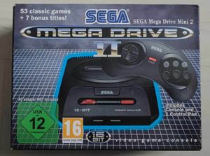 Sega Mega Drive Mini II 2 Spielkonsole mit 60 Spielen Retro +1x Controller