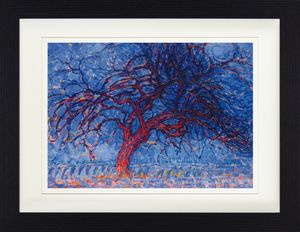 Piet Mondrian Gerahmtes Bild Mit Edlem Passepartout | Wand-Bilder | Im Bilderrahmen - Der Rote Baum, 1908-10 (30 x 40 cm)