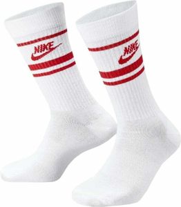 Nike Sportswear Everyday Essential Crew Socks 3-Pack Socken White/University Red/University Red L