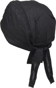 styleBREAKER Bandana Kopftuch, Zandana, Kopfbedeckung, Bikertuch 04023012, Farbe:Schwarz