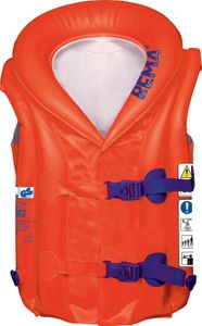 Happy People 18028 - BEMA® aufblasbare Schwimmlernweste (orange) Schwimmhilfe Weste Schwimmweste