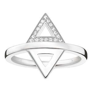 TR0019-725-14-56, TR0019-725-14-58 Ring Dreieck mit Diamanten TR0019-725-14 Thomas Sabo