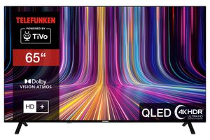 Telefunken QU65TO750S 65 Zoll QLED Fernseher / TiVo Smart TV (4K UHD, HDR Dolby Vision, Dolby Atmos, HD+)