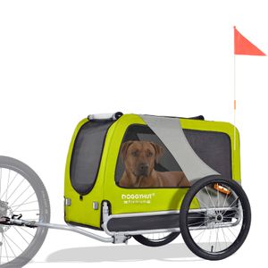 DOGGYHUT® Premium XL Hundefahrradanhänger Hundeanhänger Fahrradanhänger