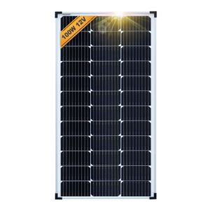 enjoysolar®Monokristallines Solarmodul 100W,12V