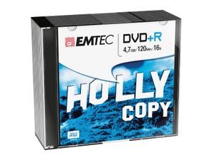 EMTEC DVD+R 4,7 GB 16x Speed - 10stk Slim Case