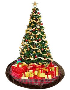 Homclo Weihnachtsbaumdecke 90cm Weihnachtsbaumrock Tannenbaum Decke Kreis Dekoration weihnachtsbaumdecke rund Weihnachtsbaum Rock Matte